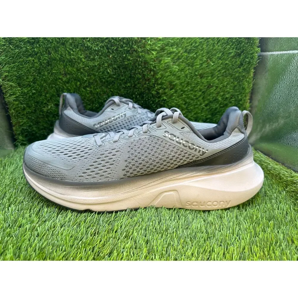 Saucony Guide 17 S20936-115 Athletic Sneaker Men's 12 Gray Mesh Jogging Running